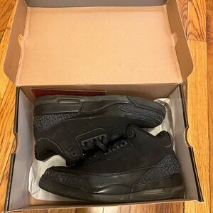 Nike Air Jordan 3 Black Cat size 9